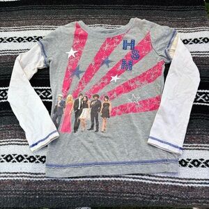 DISNEY HIGH SCHOOL MUSICAL 3 PROM CHARACTER GRAPHIC SHIRT SIZE LARGE